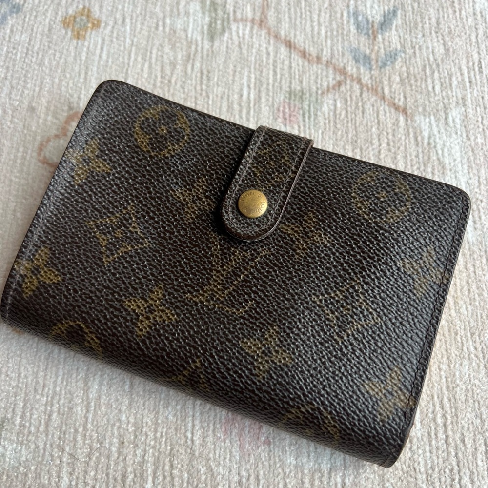 Louis Vuitton AUTHENTIC Monogram Port Feuille Vieonise French Purse Wallet